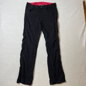 Cloudveil Womens‎ Convertible Hiking Pants Black Nylon Spandex Size S/P